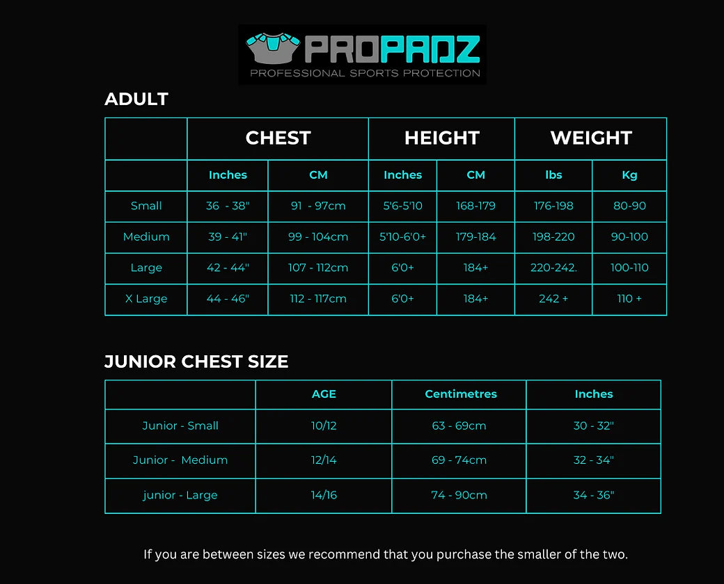 Junior Shoulder Pads Vest Set